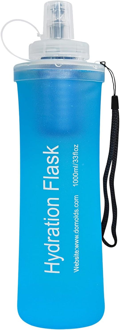 GUYI 1.0L Collapsible Water Filter Bottle, Removes Impurities, BPA Free by GUYI