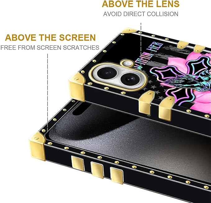 for iPhone 17 Case Luxury Golden Decoration - Image 7