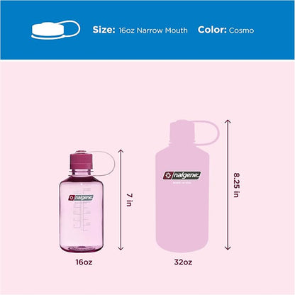 Nalgene 16 oz Narrow Mouth Water Bottle | BPA-Free, Durable & Leak Proof - Image 4