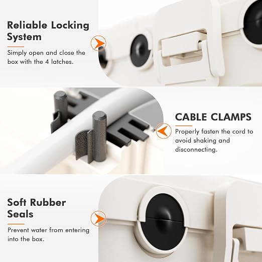 RESTMO 5-Piece Outdoor Waterproof Electrical Box Set – 12.5" x 8.5" x 5" Large - Image 3