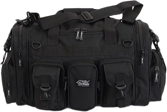NPUSA Mens Large 22" Inch Black Duffel Duffle Military Molle Tactical Gear - Image 3