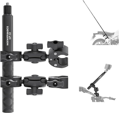 NEEWER Basics Motorcycle Bike Mount Accessories Kit, Invisible Selfie Stick by Neewer