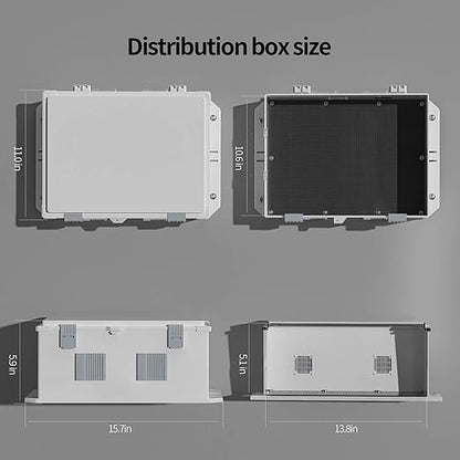 Namunanee Outdoor Electrical Junction Box, ABS Water Resistant Enclosure - Image 6