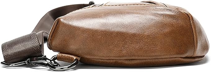 Hebetag Leather Crossbody Sling Bag - Image 8