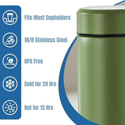 PARACITY Insulated Water Bottle, 15 oz Stainless Steel Water Bottles, Double - Image 5