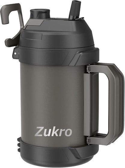 Zukro 1 Gallon Water Jug, One Gallon Large Triple Wall Insulated Metal Jug by ZukroDrinkware