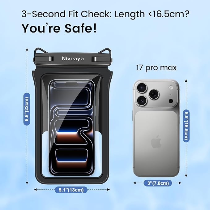 Niveaya Double Space Waterproof Phone Pouch - Image 5