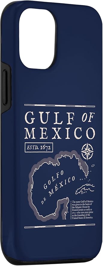Gulf of Mexico 1672 Historic Map Case - Image 3
