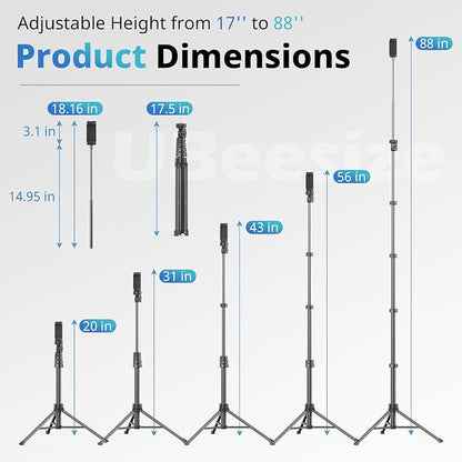 UBeesize 88’’ Flexible Phone Tripod - Image 2