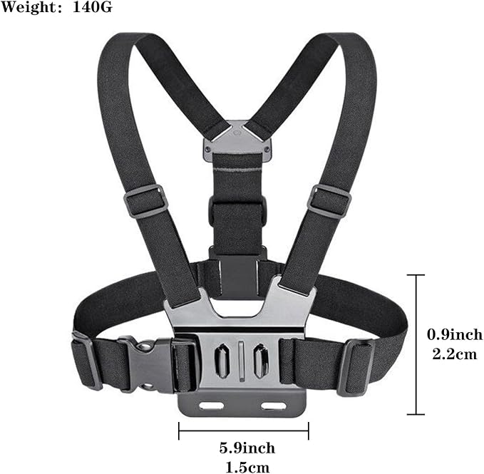 Adjustable Mobile Phone Chest Strap Harness Mount, Compatible - Image 8