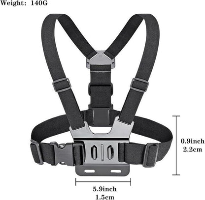 Adjustable Mobile Phone Chest Strap Harness Mount, Compatible - Image 8