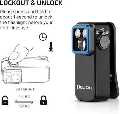 OLIGHT Oclip Pro EDC Flashlight Clip-on Light, Rechargeable 500 Lumens - Image 5