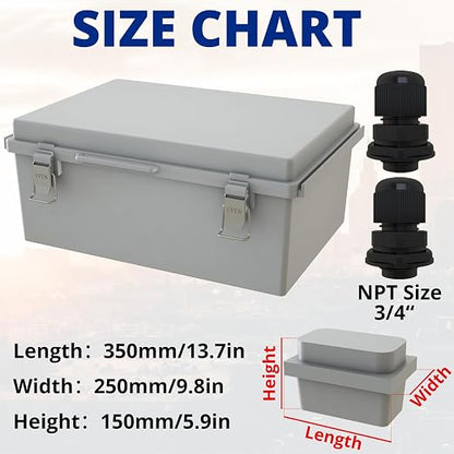MAKERELE Grey Electrical Junction Box - Image 2