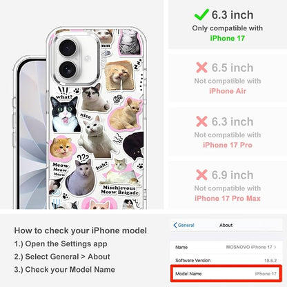 MOSNOVO for iPhone 17 Case | Military Grade 6.6ft Drop Tested | Camera Control - Image 2