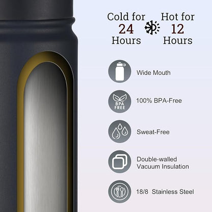 mininoo Insulated Stainless Steel Water Bottle - Image 2