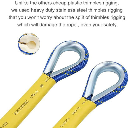 X XBEN Outdoor Climbing Rope 10M 20M 30M 50M 70M 152M 352M Static Rock Climbing - Image 3