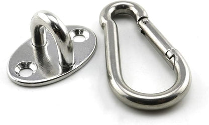 heyous 2 Set M6 Suspension Ceiling Wall Mount U Hook Anchor Hanger Stainless - Image 2