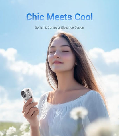 Diveblues Handheld Portable Turbo Fan, 4000mAh USB Rechargeable Pocket Fan - Image 7