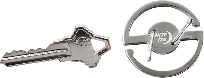 Nite Ize Medallion Key Carabiner, Stainless Steel Key Ring Carabiner - Image 3