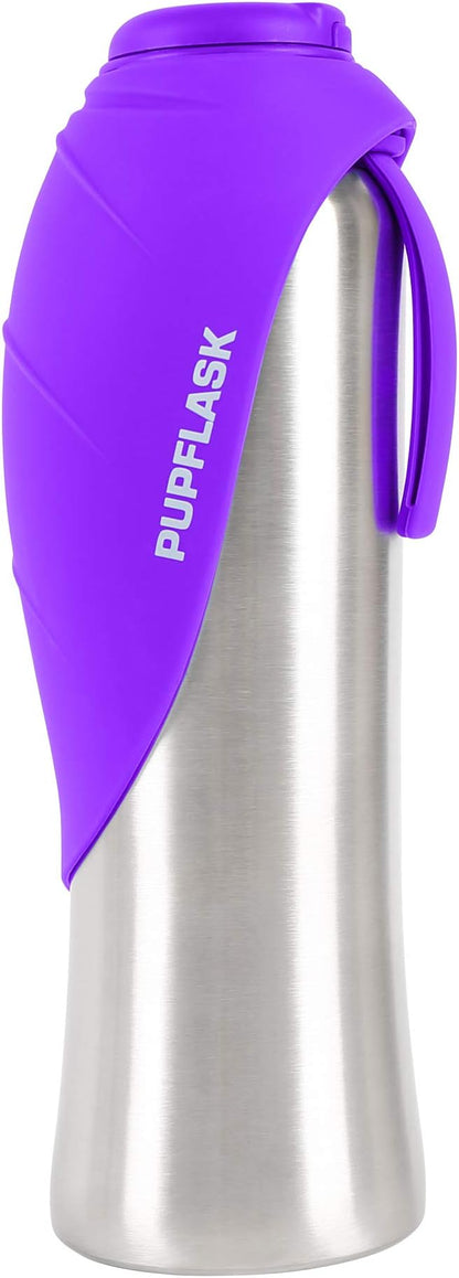 PupFlask Large Dog Water Bottle | 27 or 40 OZ Stainless Steel | Convenient Dog by TuffPupper