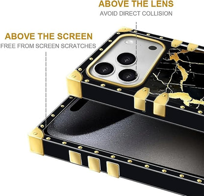 for iPhone 17 Pro Max Case Luxury Golden Decoration - Image 7
