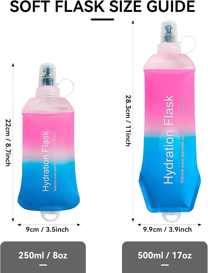 500ml Soft Flask Soft Water Bottle - Image 2