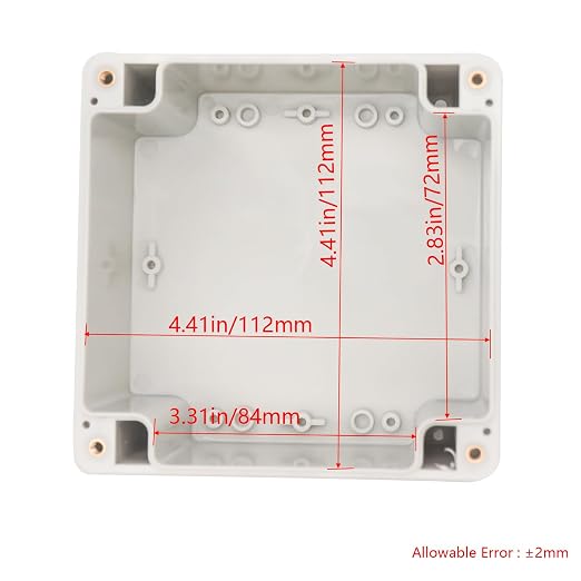 Project Box IP65 Waterproof Junction Box ABS Plastic Electrical Boxes DIY - Image 3