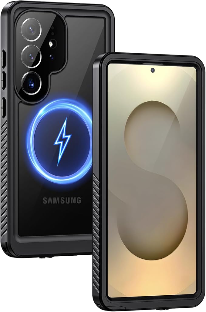 Lanhiem Magnetic for Samsung Galaxy S25 Ultra Case, IP68 Waterproof Dustproof by LanhiemHome
