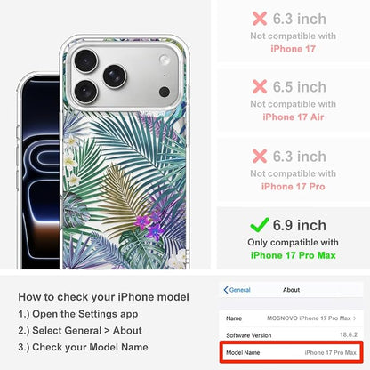 MOSNOVO for iPhone 17 Pro Max Case | Military Grade 6.6ft Drop Tested | Camera - Image 2