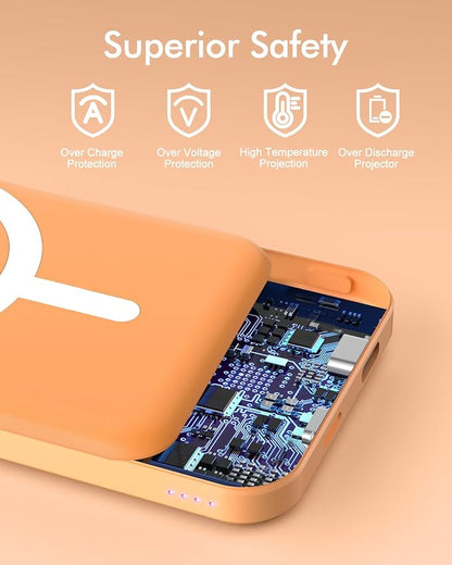 podoru for Magnetic Battery Pack, 5000mAh Magnetic Power Bank - Image 7