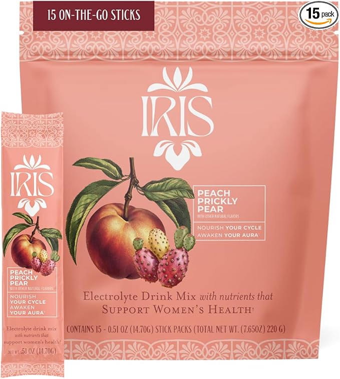 Iris Women’s Hormonal Health Daily Electrolyte Drink Mix | High Fiber, by IrisNutrition