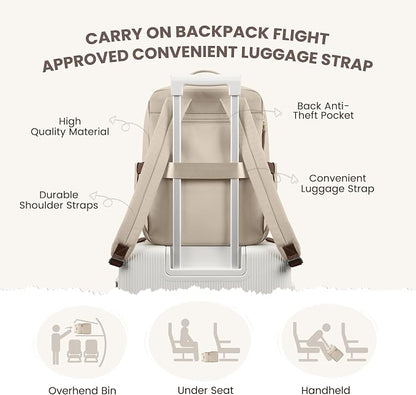 Laptop Backpack for Women, Work Business Traval Computer Backpacks - Image 6