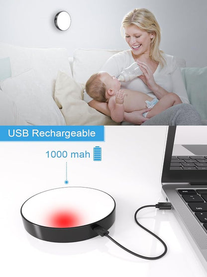 WILLED Tap Light Rechargeable, 6000K Dimmable Touch Light Buit-in 1000mAh Large - Image 6
