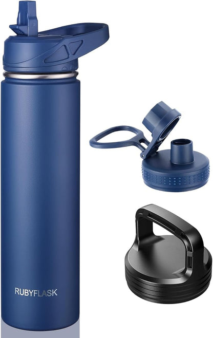 RUBYFLASK 24oz Insulated Water Bottle by RUBYFLASK