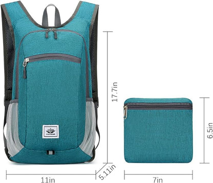DOJUNS Hiking Backpack 15L Small Travel Backpack Lightweight Foldable Daypack - Image 6