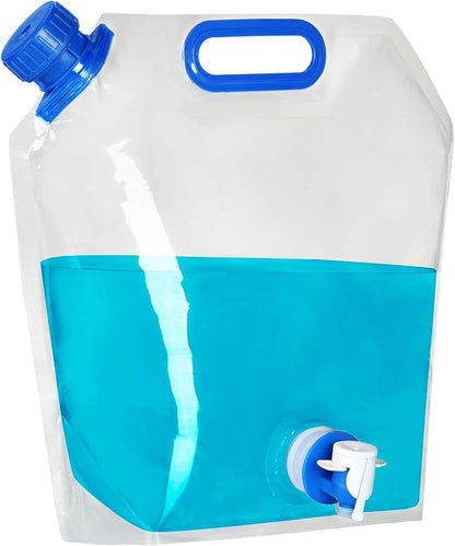 Collapsible Water Container, BPA Free Food Grade Clear Plastic Water Jug by UYGHHK