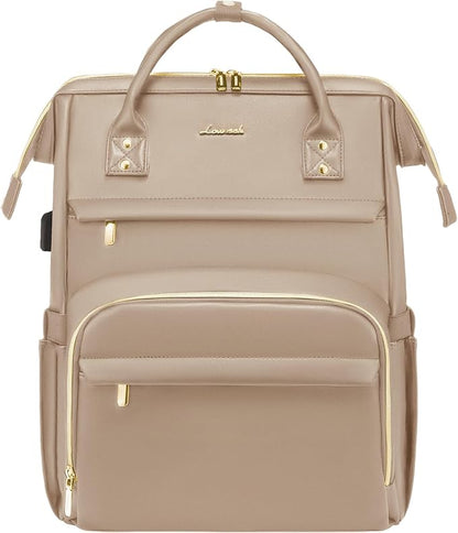 LOVEVOOK Leather Laptop Backpack by LOVEVOOK