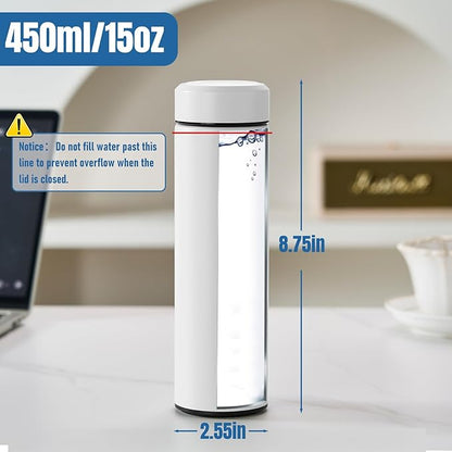 PARACITY Insulated Water Bottle, 15 oz Stainless Steel Water Bottles, Double - Image 8