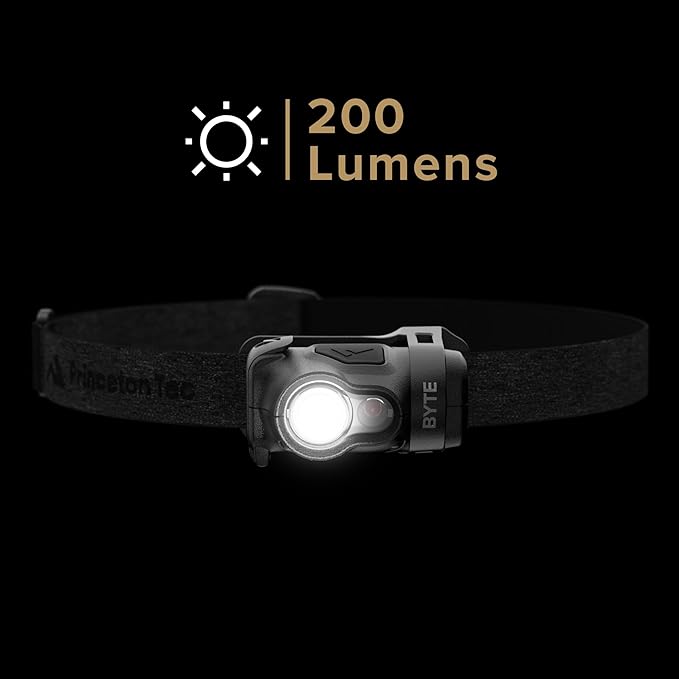 Princeton Tec Byte LED Headlamp Lightweight Compact Durable Hands-Free Lighting - Image 2
