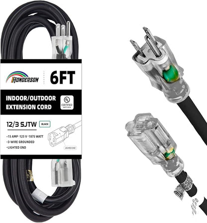Indoor Outdoor Extension Cord Weatherproof by HONDERSON