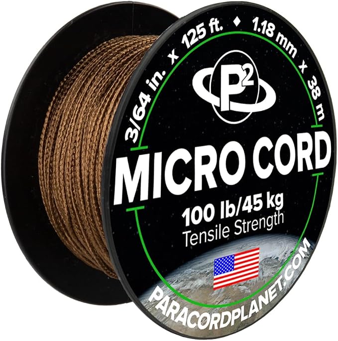 Paracord Planet Micro Paracord – Thin Braided Cord by ParacordPlanet