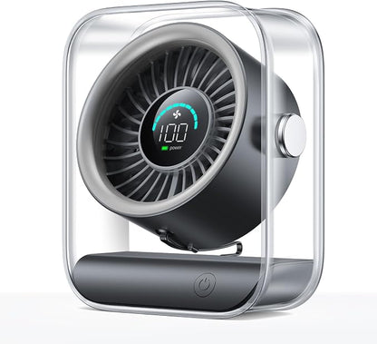 KIMMOO Rechargeable USB Desk Fan, Quiet Table Fan by KIMMOO