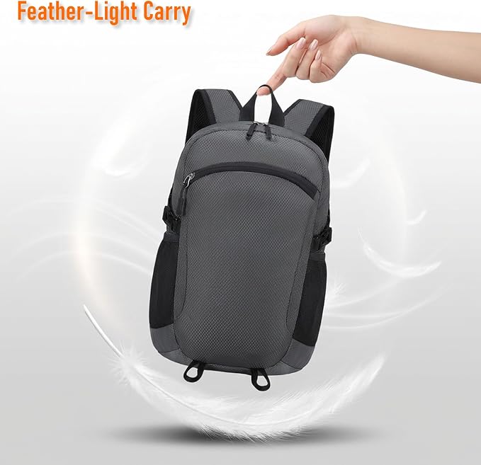 Lightweight Hiking Backpack 30L Packable Foldable Daypack Collapsible Travel - Image 4