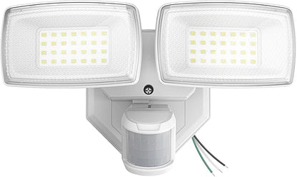 Onforu 32W 2 Head Motion Sensor Outdoor Lights, 3200LM 6500K LED Security Light by Onforu