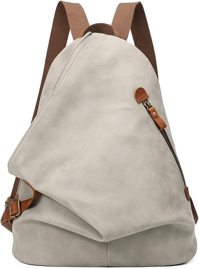 KL928 PU Leather Vintage Backpack – Large Casual Daypack Outdoor Travel by KL928