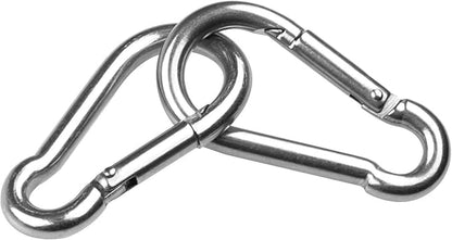 30 Pack 2 Inch Small Carabiner Clip Heavy Duty Spring Snap Hook M5 Stainless - Image 3