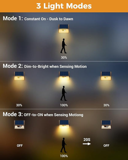 vighep 12 Pack Solar Motion Lights - Image 3
