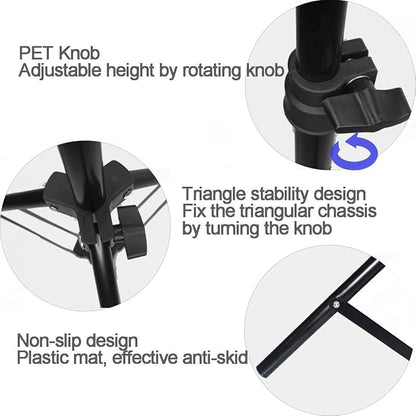 Projector Floor Stand, Folding Portable Tripod Mount - Image 5
