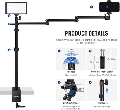 NEEWER Upgraded Overhead Camera Rig - Image 8