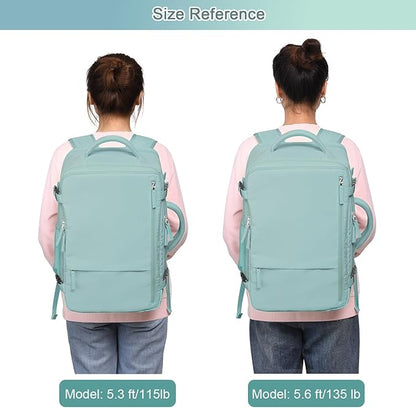 Sinaliy Large Travel Backpack for Women, 40L Carry On Backpack, 17 Inch Laptop - Image 7